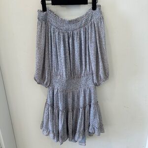 STOLEN HEARTS ON/OFF THE SHOULDER MINI DRESS